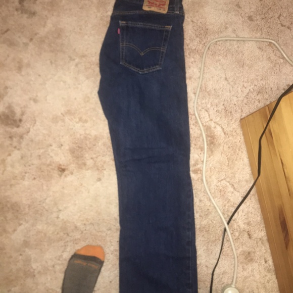 Levi’s 505 mens straight leg jeans waist 34 leg 32  32$ like new . - Picture 3 of 8